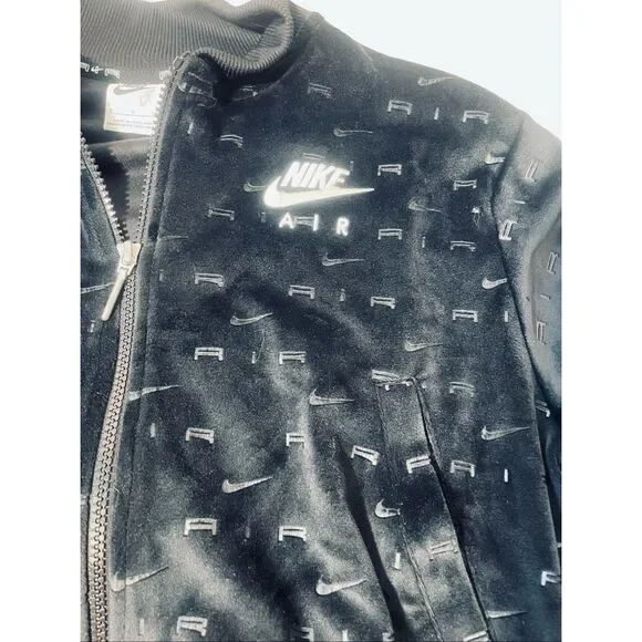 Nike Air Velour Zip Cropped Jacket - Picture 7 of 9